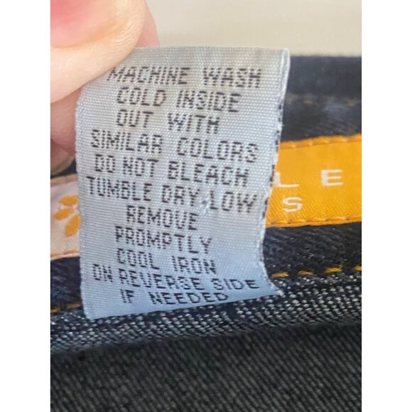 Tulle Plus Denim Jacket 2X Blue Embroidered Button Front Anthropology Plus Size - Picture 5 of 8